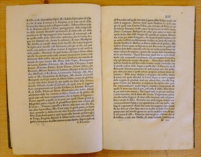 Lot 227 - Bembo (Pietro). Prose, 1st edition, Venice, 1525