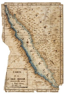 Lot 137 - Arabian Peninsula. 'Carte de la mer Rouge, relevée sur celle de James Bruce', 1827
