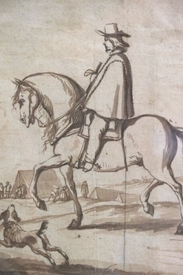 Lot 374 - Van der Meulen (Adam Frans, 1632-1690). Soldiers Returning to Camp.