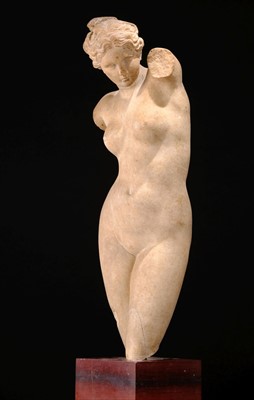 Lot 216 - A Hellenistic Marble Figure of Aphrodite, 2nd century B.C.