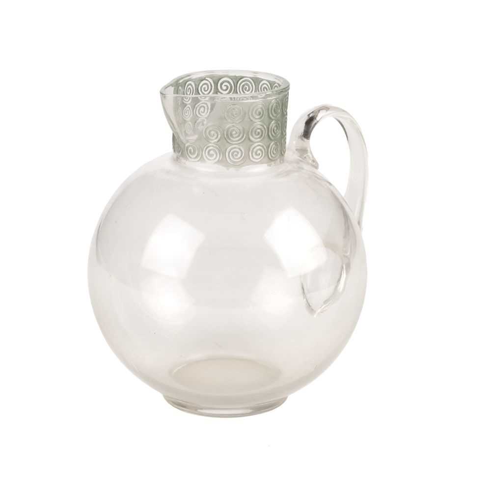 Lot 29 - Lalique (Rene, 1860-1945). An early 20th century glass lemonade jug