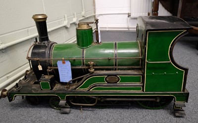 Lot 168 - Model Locomotive. A fine scratch built model of a G.N.R. locomotive