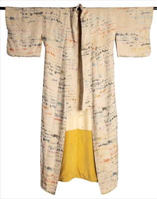 Lot 194 - Japanese. An early 20th century Urushi kimono