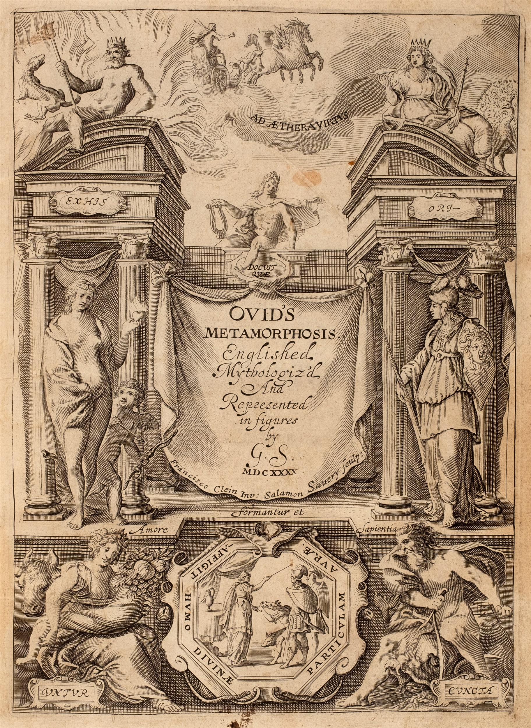 Lot 112 - Ovid. Ovid's Metamorphosis. 1640