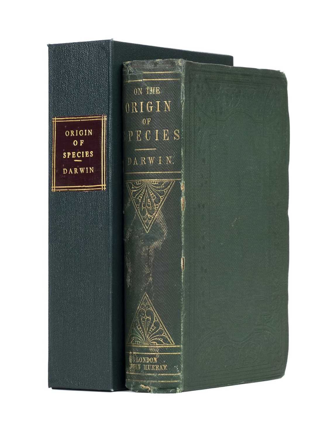 Lot 197 - Darwin (Charles). On the Origin of Species, 2nd edition, 1860, ex libris David Bellamy