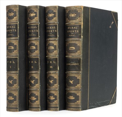 Lot 53 - Daniel (W. B.). Rural Sports, 4 volumes (including supplement), 1807-13