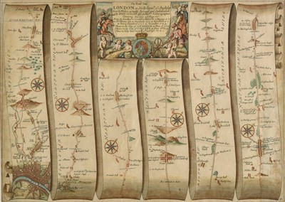 Lot 122 - Ogilby (John). The Road from London to Holy-head co, Anglesey North Wales..., circa 1676