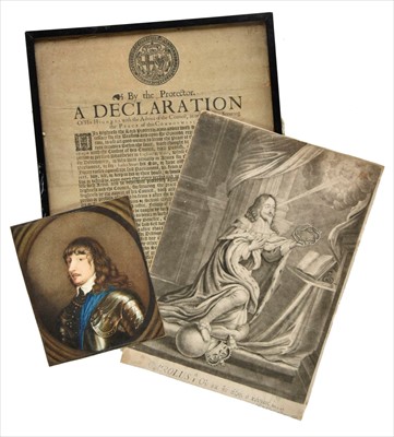 Lot 244 - Commonwealth of England. A Declaration of His Highnes, 1655, & related items