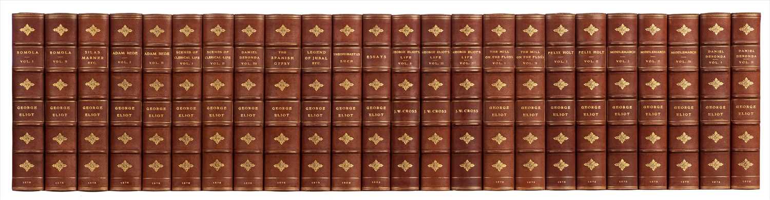 Lot 248 - Eliot (George). The Works, 24 volumes, Cabinet Edition, 1878-85