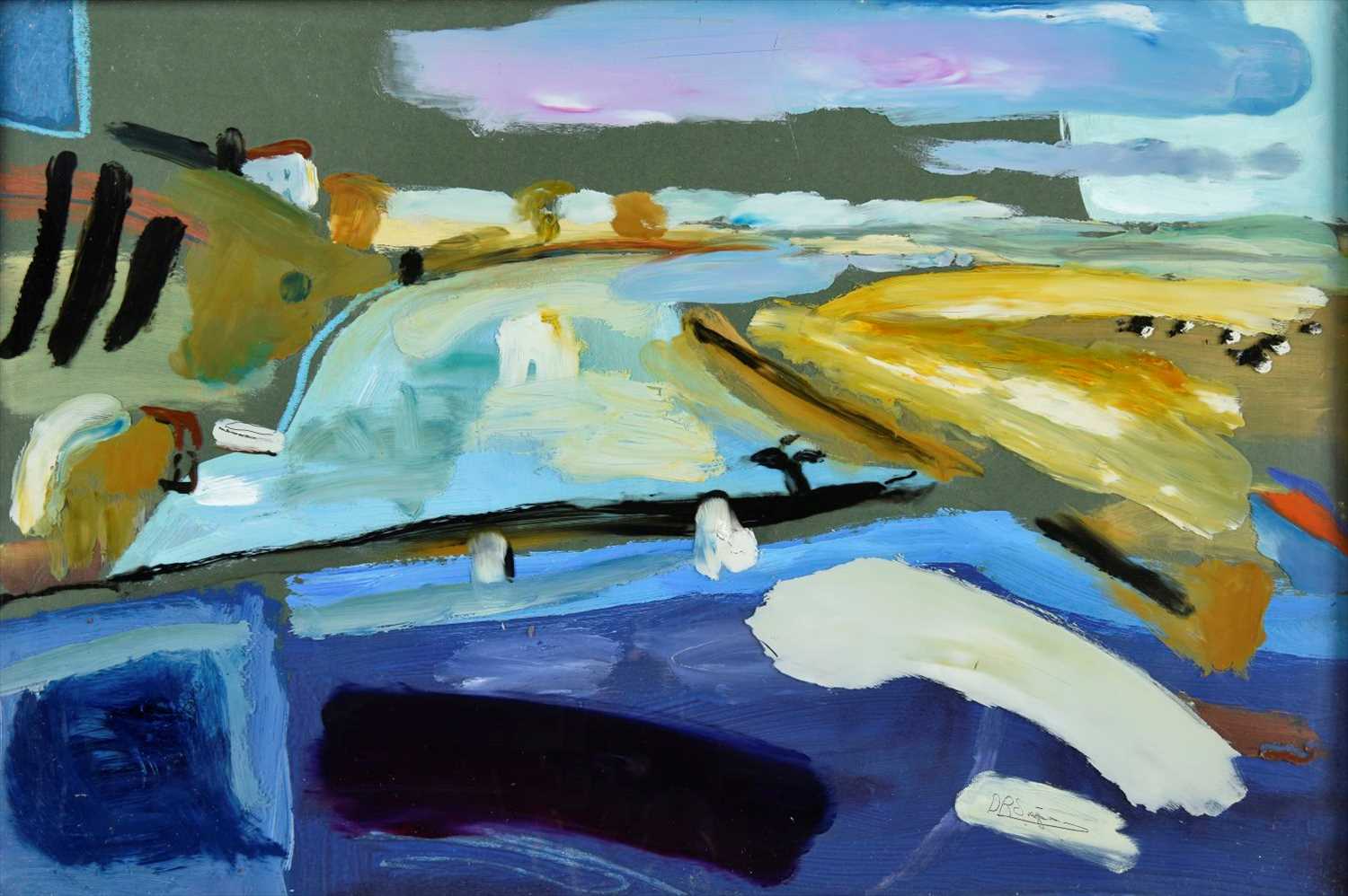 Lot 526 - Simpson (David Ralph, 1963-). Landscape, oil