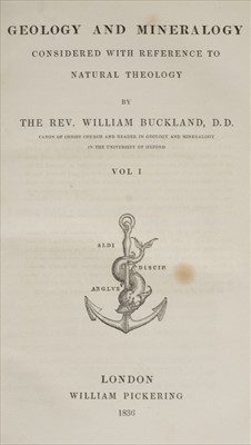 Lot 48 - Buckland (William). Geology and Mineralogy considered..., 2 vols., 1836