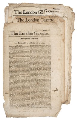 Lot 529 - London Gazette. 30 original issues, 1692