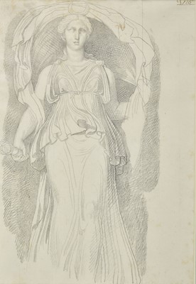 Lot 326 - Minardi (Tommaso, 1787-1871, circle of). A pair of drawings of female figures