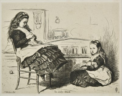 Lot 426 - Millais (John  Everett, 1829-1896). 'The baby-house', [1872]