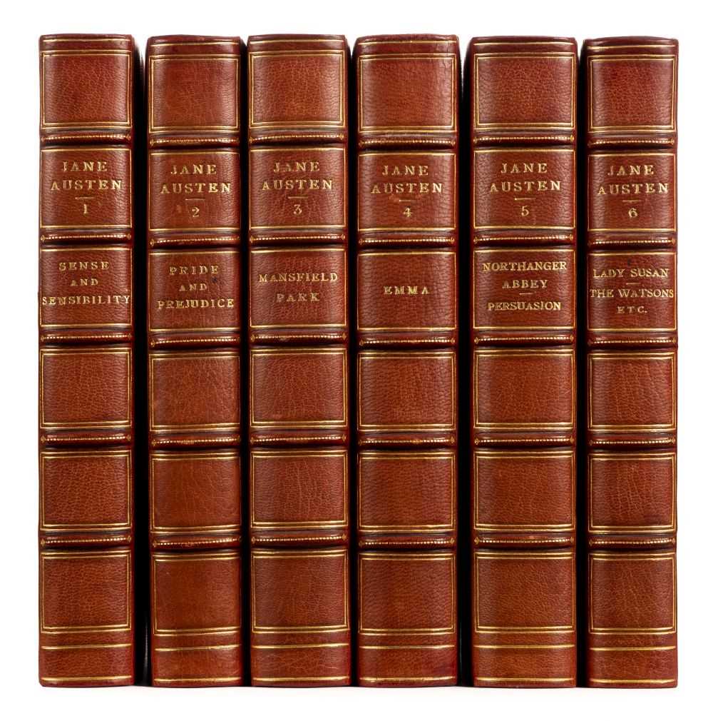 Lot 220 - Austen (Jane). Works, 6 volumes, Steventon Edition, London: Richard Bentley, 1882