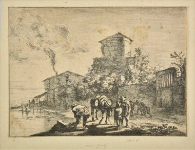 Lot 303 - Both (Jan Dircksz, circa 1618-1652). The Hinny Drover, Via Appia