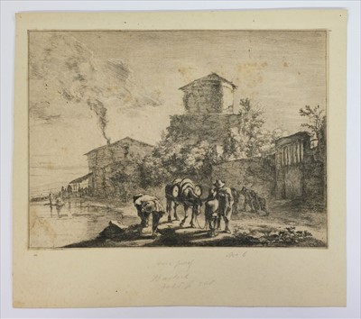 Lot 303 - Both (Jan Dircksz, circa 1618-1652). The Hinny Drover, Via Appia