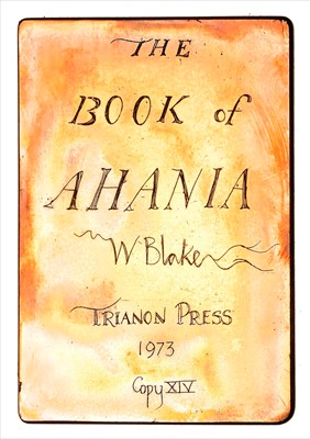 Lot 341 - Blake (William). The Book of Ahania, Trianon Press, 1973