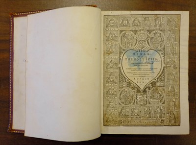 Lot 231 - Bible [English]. The Bible, that is, the Holy Scriptures..., 1599 [i.e. 1599-1640]