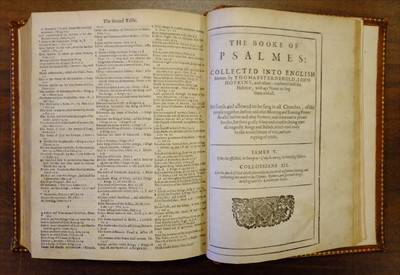 Lot 231 - Bible [English]. The Bible, that is, the Holy Scriptures..., 1599 [i.e. 1599-1640]