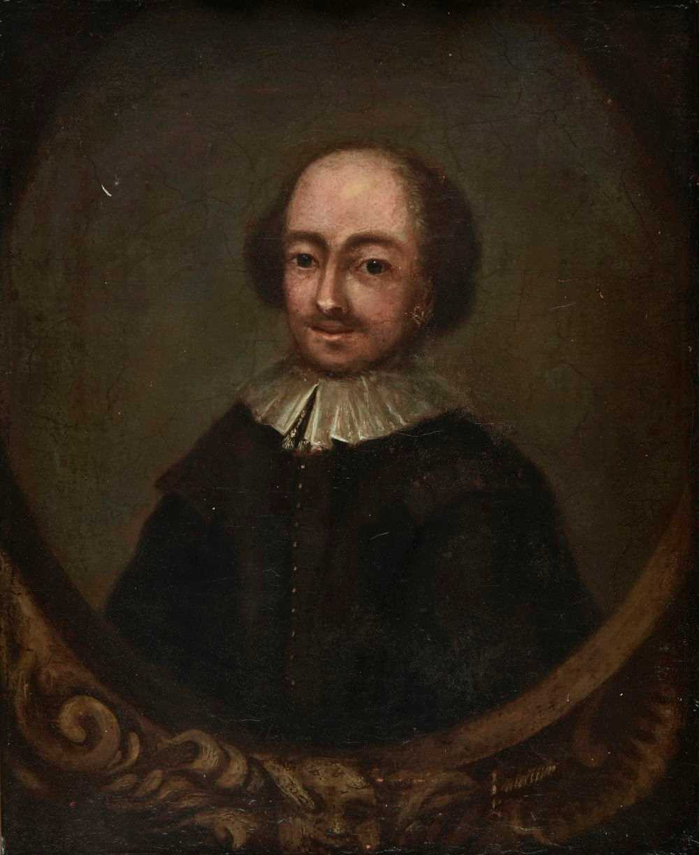 Lot 231 - English School. Portrait of William Shakespeare, probably mid 18th century