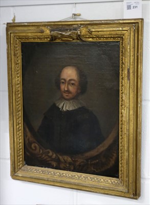 Lot 231 - English School. Portrait of William Shakespeare, probably mid 18th century