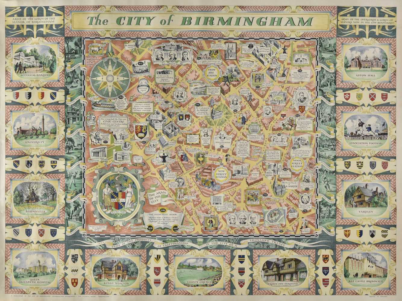 Lot 3 - Birmingham. Price (W. H.), The City of Birmingham, 1949