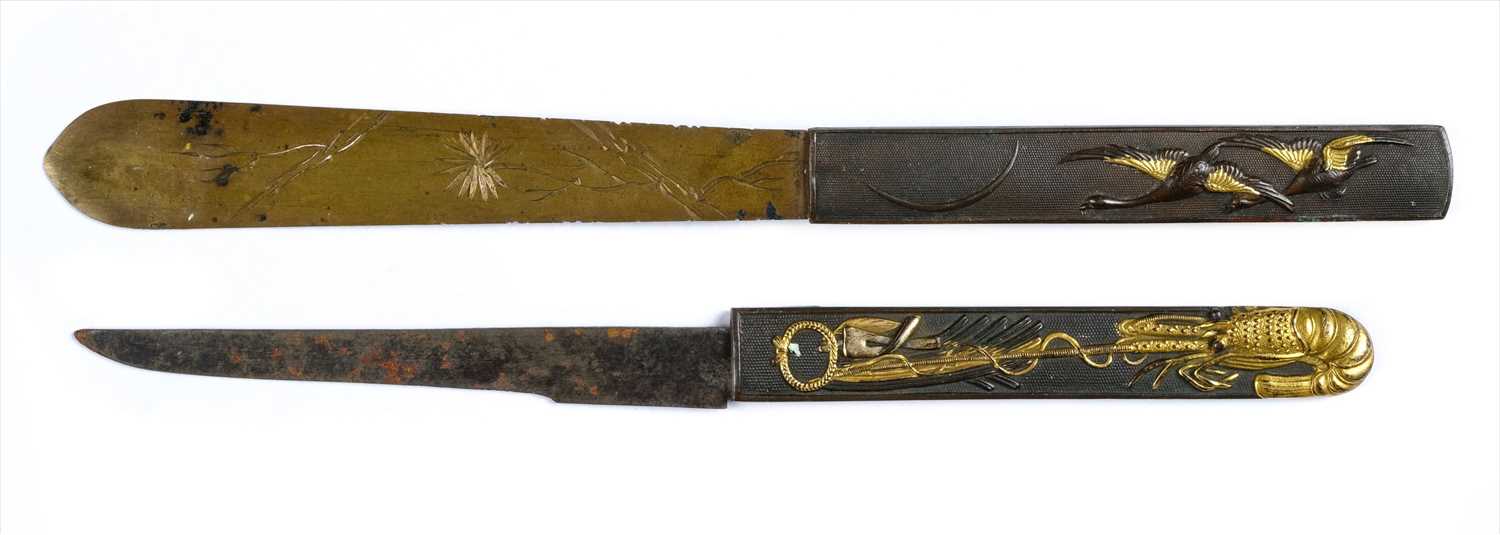 Lot 103 - Japanese Kozuka. An early 19th century Japanese knife (Kozuka)