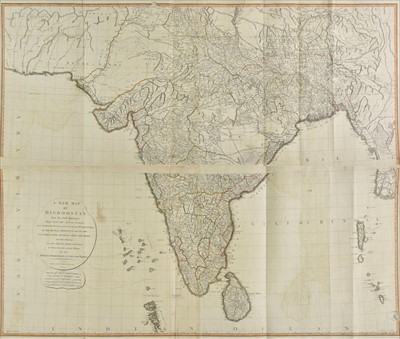 Lot 100 - India. Laurie (Robert & Whittle James, publisher), A New Map of Hindoostan, 1794