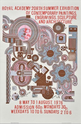 Lot 450 - Paolozzi (Eduardo, 1924-2005). Poster for the Royal Academy Exhibition 1976