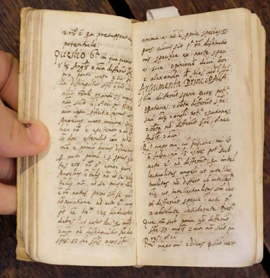 Lot 507 - Duns Scotus (John). Commentary manuscript volume, part 2, 17th century