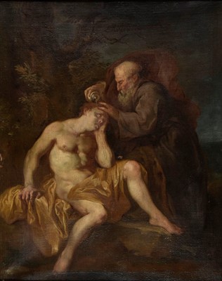 Lot 227 - Deyster (Lodewyk de, circa 1656-1711). The Good Samaritan, circa 1680-1700
