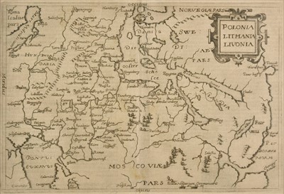 Lot 132 - Poland and the Baltic. Botero (Giovanni), Polonia, Lithania, Livonia, 1596