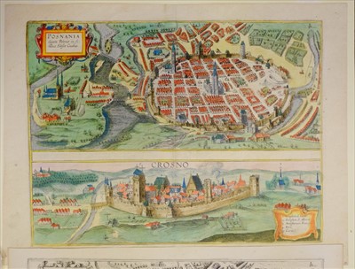 Lot 135 - Poland. Braun (Georg & Hogenberg Franz), Posnania..., & Crosno, circa 1617
