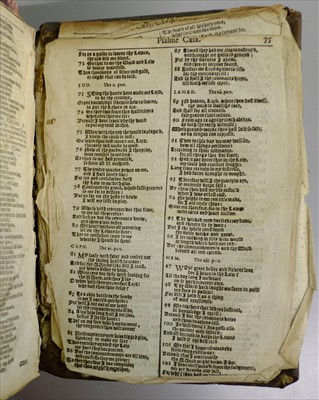 Lot 229 - Bible [English]. [The Bible: translated according to the Ebrew and Greeke..., 1594 [i.e. 1595]