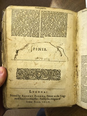 Lot 229 - Bible [English]. [The Bible: translated according to the Ebrew and Greeke..., 1594 [i.e. 1595]