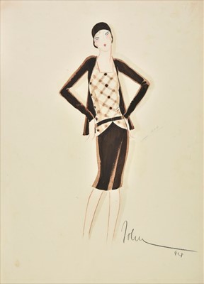Lot 201 - Guida (John, 1897-1965). Fashion illustration, 1928