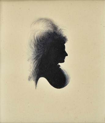 Lot 331 - Miers (John, 1756-1821). Silhouette portrait of a lady