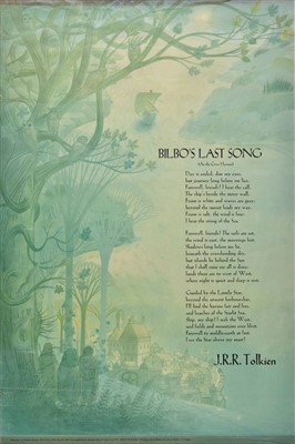 Lot 192 - Tolkien (J. R. R.). Baynes (Pauline), Bilbo's Last Song. George Allen & Unwin, 1974