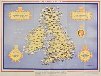 Lot 141 - Railway poster. Taylor (Alfred E.), The British Isles, circa 1949