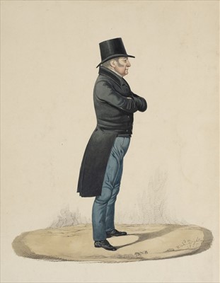 Lot 335 - Dighton (Richard, 1795-1880). Portrait of a gentleman, 1825