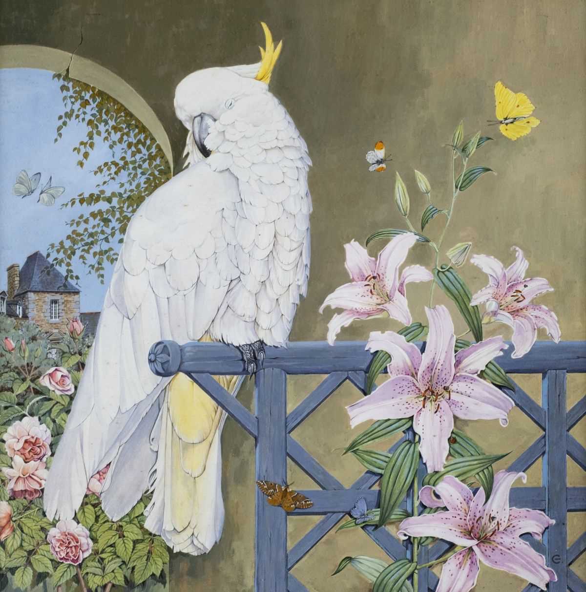 Lot 201 - Emberson (Colin, 20th century). Cockatoo, gouache