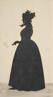 Lot 336 - Lewis (T., active 1808-1830). Silhouette portrait of a clergyman in his pulpit