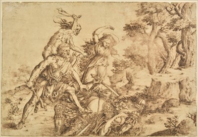 Lot 237 - Durer (Albrecht, 1471-1528). Hercules, pen and brown ink