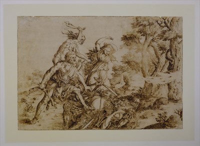 Lot 237 - Durer (Albrecht, 1471-1528). Hercules, pen and brown ink