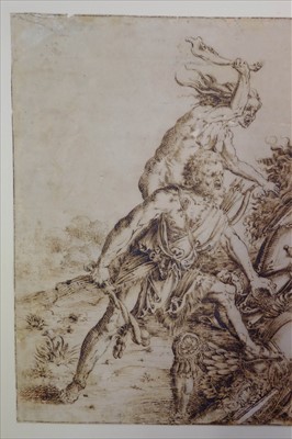 Lot 237 - Durer (Albrecht, 1471-1528). Hercules, pen and brown ink