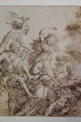 Lot 237 - Durer (Albrecht, 1471-1528). Hercules, pen and brown ink