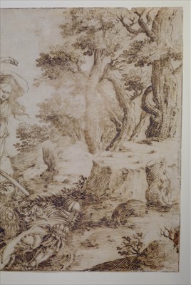 Lot 237 - Durer (Albrecht, 1471-1528). Hercules, pen and brown ink