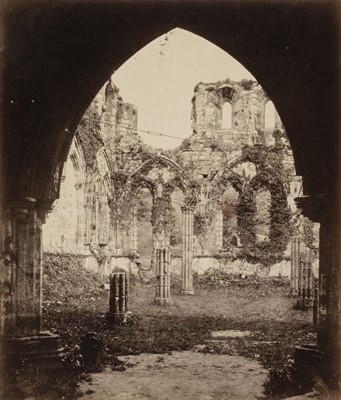 Lot 12 - Attributed to Stephen Thompson (1831-1892). 12 views of Furness Abbey, c. 1860