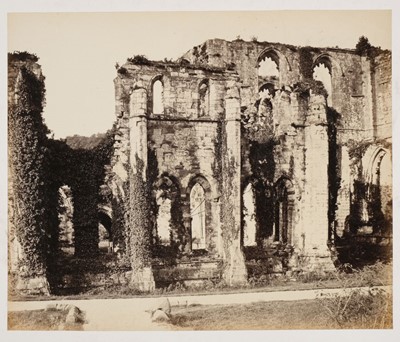 Lot 12 - Attributed to Stephen Thompson (1831-1892). 12 views of Furness Abbey, c. 1860